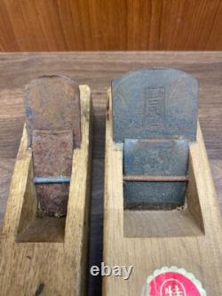 Japanese Vintage Wood working work Carpentry tool Hand Plane Used Set #29