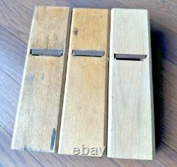 Japanese Vintage Wood working work Carpentry tool Hand Plane Used Set #4
