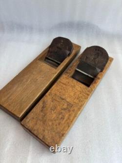 Japanese Vintage Wood working work Carpentry tool Hand Plane Used Set #49