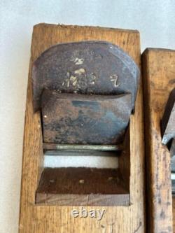 Japanese Vintage Wood working work Carpentry tool Hand Plane Used Set #49