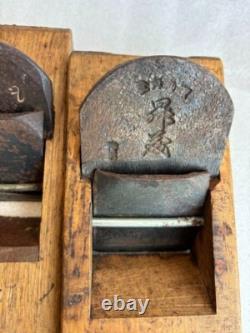Japanese Vintage Wood working work Carpentry tool Hand Plane Used Set #49