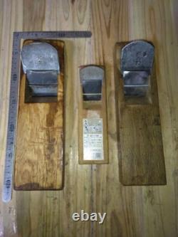 Japanese Vintage Wood working work Carpentry tool Hand Plane Used Set #50