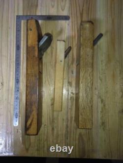 Japanese Vintage Wood working work Carpentry tool Hand Plane Used Set #50