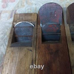 Japanese Vintage Wood working work Carpentry tool Hand Plane Used Set #71