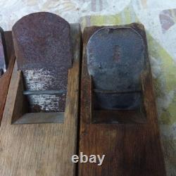 Japanese Vintage Wood working work Carpentry tool Hand Plane Used Set #71