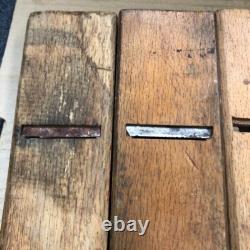 Japanese Vintage Wood working work Carpentry tool Hand Plane Used Set #74