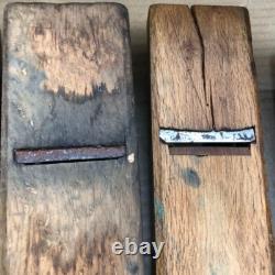 Japanese Vintage Wood working work Carpentry tool Hand Plane Used Set #74