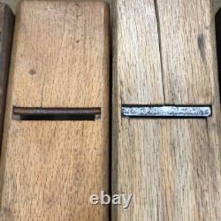 Japanese Vintage Wood working work Carpentry tool Hand Plane Used Set #74