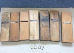 Japanese Vintage Wood working work Carpentry tool Hand Plane Used Set #74