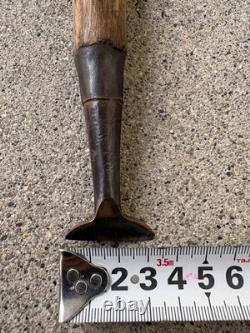 Japanese Vintage Woodworking Chisel Nomi Set of 4 Specialty Carpenter Tools Used