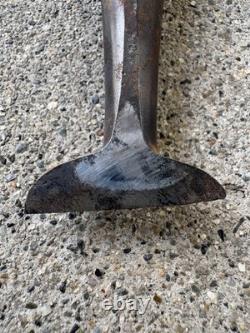 Japanese Vintage Woodworking Chisel Nomi Set of 4 Specialty Carpenter Tools Used