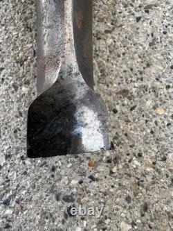 Japanese Vintage Woodworking Chisel Nomi Set of 4 Specialty Carpenter Tools Used