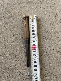 Japanese Vintage Woodworking Chisel Nomi Set of 4 Specialty Carpenter Tools Used