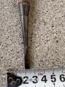 Japanese Vintage Woodworking Chisel Nomi Set of 4 Specialty Carpenter Tools Used