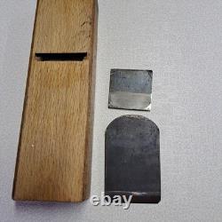 Japanese Wood Plane Set 3pc Kanna Hand Tool Vintage Carpentry Rusted Blades