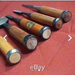 Japanese Woodworking Carpentry tool Wood carving chisel Nomi set 002