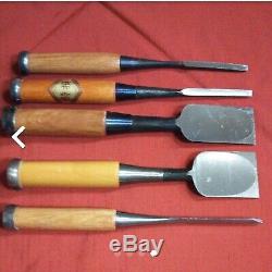 Japanese Woodworking Carpentry tool Wood carving chisel Nomi set 002