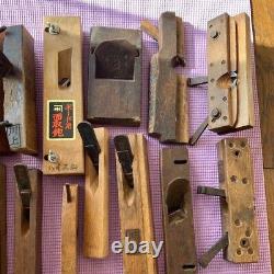 Japanese antiques Carpentry Tools KANNA Woodworking Hand Carpentry 16set