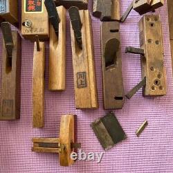 Japanese antiques Carpentry Tools KANNA Woodworking Hand Carpentry 16set