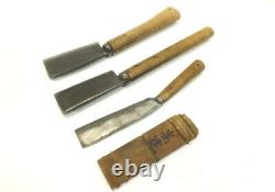 Japanese vintage Carpentry Tool Hatchet NATA Woodworking Used 3 Set