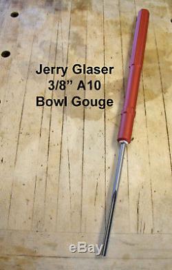 Jerry Glaser 3/8 CPM V10 Bowl Gouge Wood Lathe Chisel Woodturning Tools