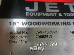 Jet Jwp-15csw Woodworking Planer As-described Unique By Model N Best Deal $$$