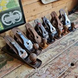 Job Lot 1 (x7) woodworking Carpentry Planes stanley & record various workshop