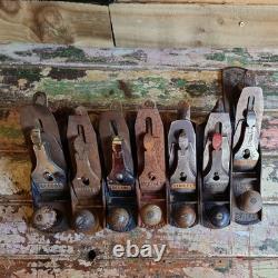 Job Lot 1 (x7) woodworking Carpentry Planes stanley & record various workshop