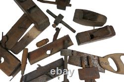 Job Lot Antique Vintage Woodworking Tools Plane Saw Moulding Lemainque Jaffray