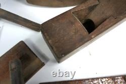 Job Lot Antique Vintage Woodworking Tools Plane Saw Moulding Lemainque Jaffray