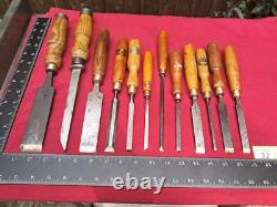 Job Lot of 12 Mixed Woodworking Carpentry Tools Good Used Condition See Photos