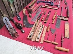 Job Lot of Vintage Carpenters Woodworking Tools In Good Condition & Selection -2