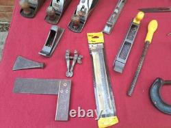 Job Lot of Vintage Carpentry Woodworking Tools in Variable Condition See Below