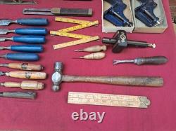 Job Lot of Vintage Carpentry Woodworking Tools in Variable Condition See Below
