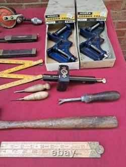 Job Lot of Vintage Carpentry Woodworking Tools in Variable Condition See Below