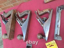 Job Lot of Vintage Carpentry Woodworking Tools in Variable Condition See Below