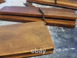 Job lot of 8 Vintage Wooden Moulding Plane Woodworking / Carpentry