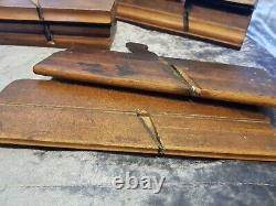 Job lot of 8 Vintage Wooden Moulding Plane Woodworking / Carpentry