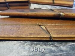 Job lot of 8 Vintage Wooden Moulding Plane Woodworking / Carpentry