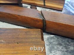 Job lot of 8 Vintage Wooden Moulding Plane Woodworking / Carpentry