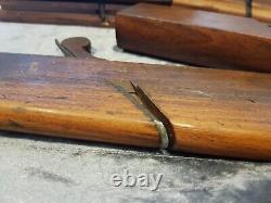 Job lot of 8 Vintage Wooden Moulding Plane Woodworking / Carpentry