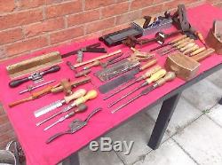 Job lot of Vintage Woodworking Tools in Fair Condition Little Clean up Required