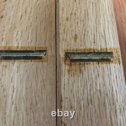 Kagami Shiko Woodworking Plane 2pc Set 4 5 cm Hand Tool Vintage Rust