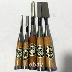 Kane Tei Kanete TKS Made Mortise Chisels 5pc Set Woodworking Tools Kit