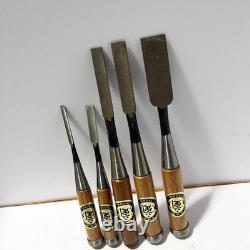 Kane Tei Kanete TKS Made Mortise Chisels 5pc Set Woodworking Tools Kit