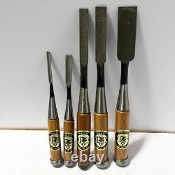 Kane Tei Kanete TKS Made Mortise Chisels 5pc Set Woodworking Tools Kit