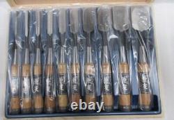 Kanetomo Chisel Nomi Carpenter Tool Set of 10 Hand Tool wood working Near Mint