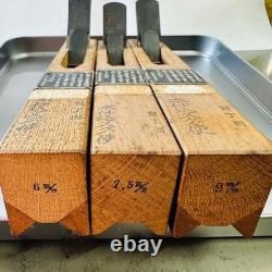 Kanna 6mm 7.5mm 9mm Plane Set & Japanese Hand Tool Woodworking 3pc Size