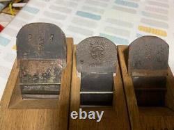 Kanna Hand Plane Chisel Nomi Japanese Vintage carpenter tool set of 9 Japan