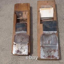 Kanna Hand Plane Japanese Carpentry Woodworking Tool 2 sets There are cracks